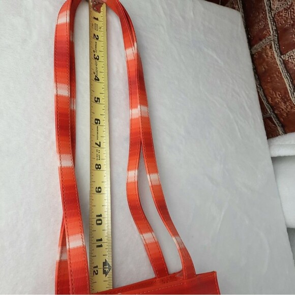 Liz Claiborne Orange Striped Women's Bag - Picture 11 of 12